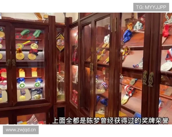 陈梦家的冰箱里塞满了冠军奖杯，饮料都没地儿放